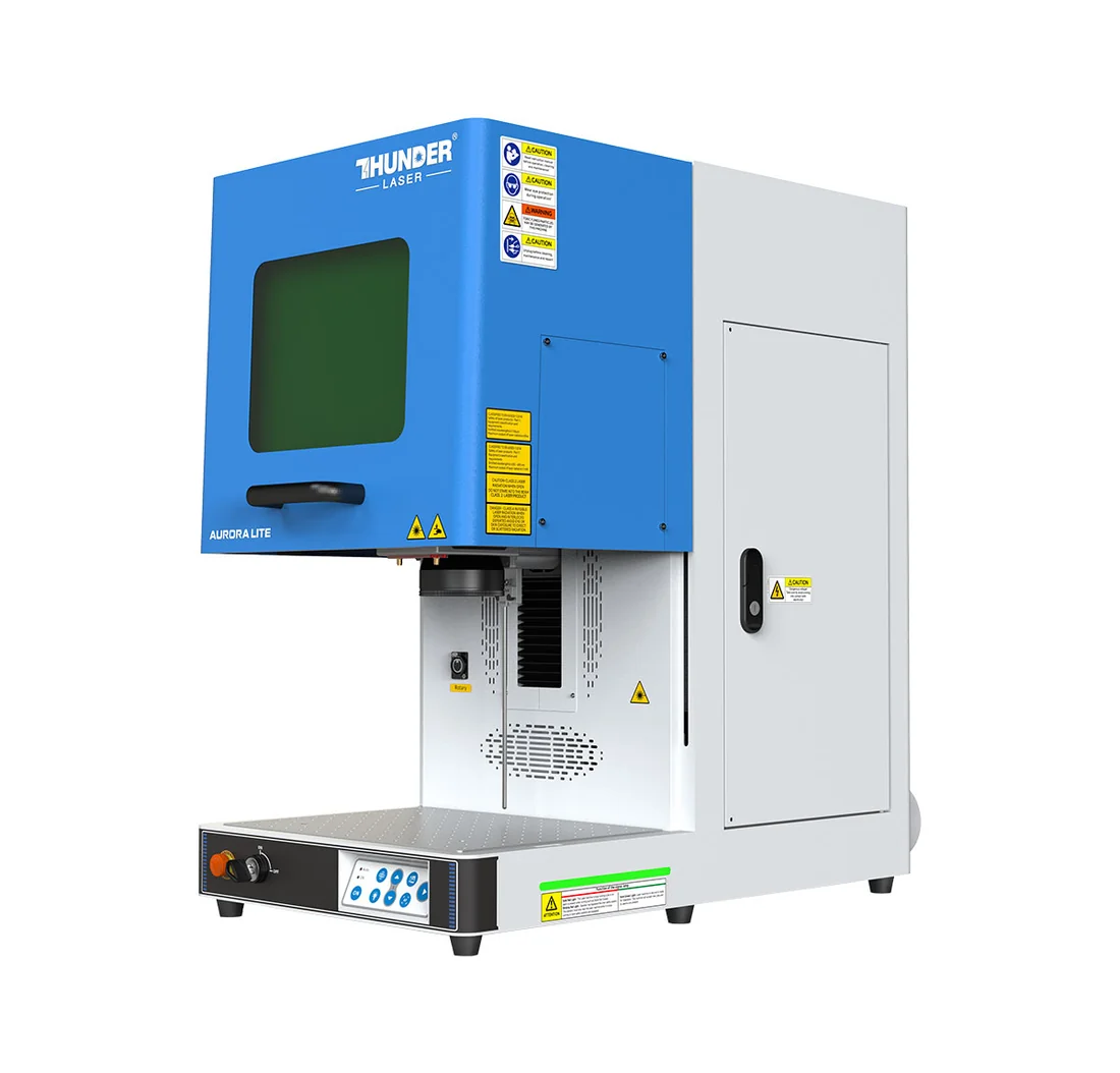MARCATORE LASER FIBRA THUNDER AURORA LITE — fronte destra aperto