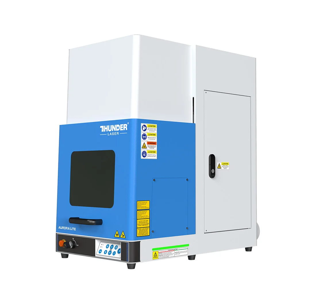 MARCATORE LASER FIBRA THUNDER AURORA LITE — fronte destra chiuso