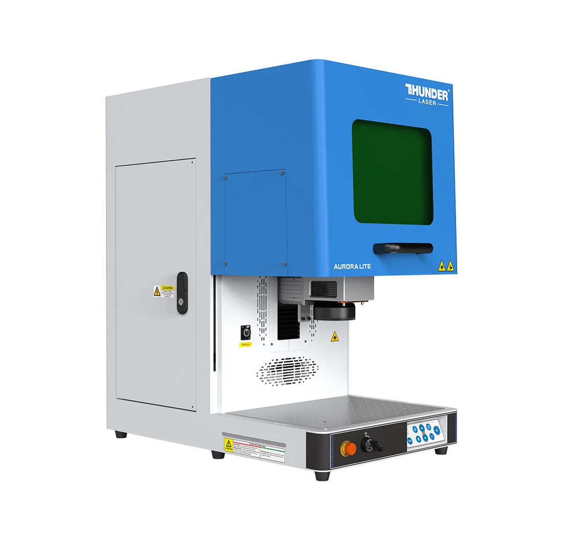 MARCATORE LASER FIBRA THUNDER AURORA LITE — fronte sinistra aperto