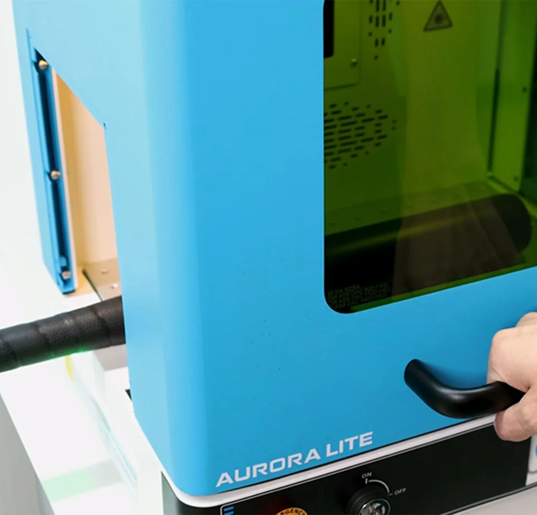 MARCATORE LASER FIBRA THUNDER AURORA LITE — sportello laterale