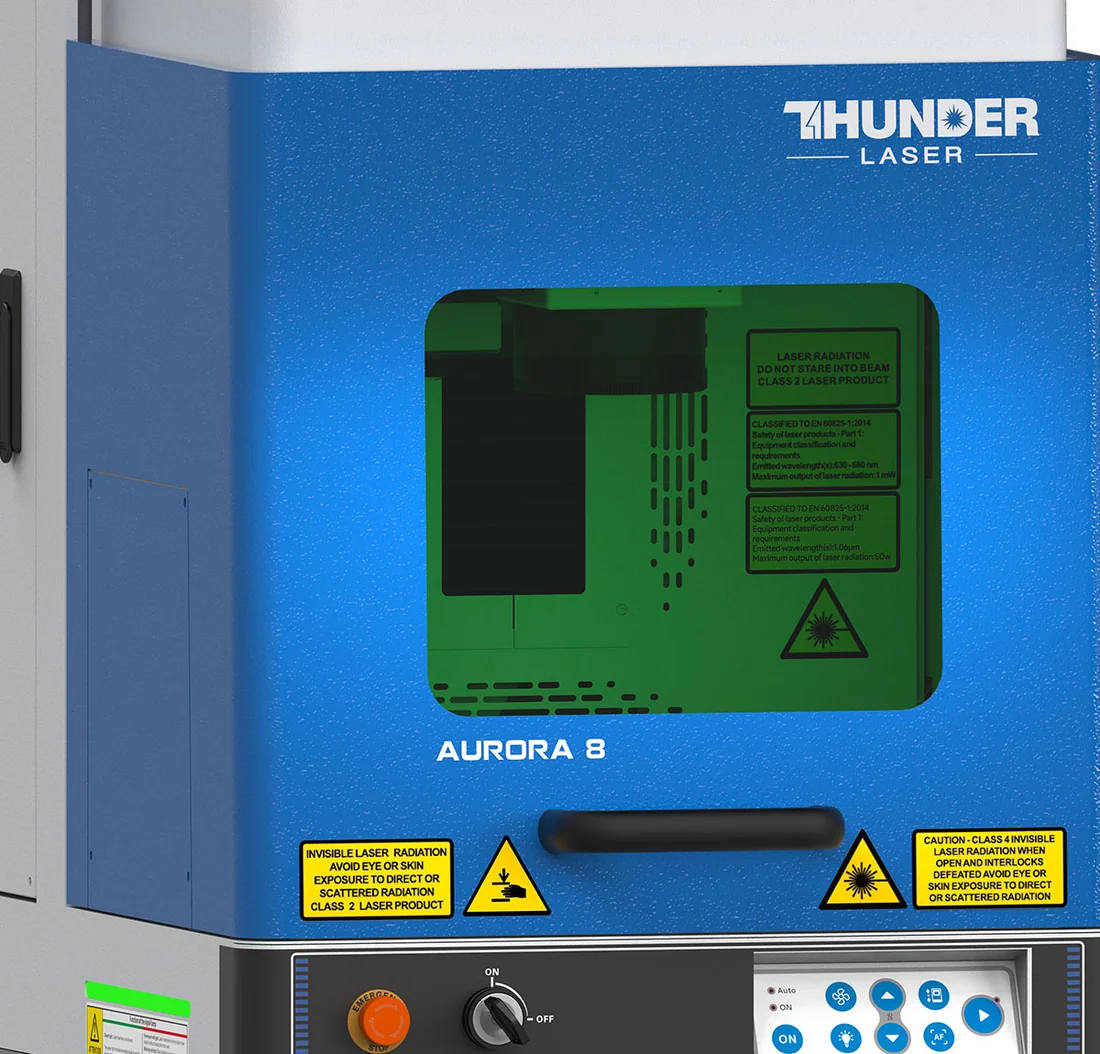 MARCATORE LASER FIBRA THUNDER AURORA MOPA — copertura