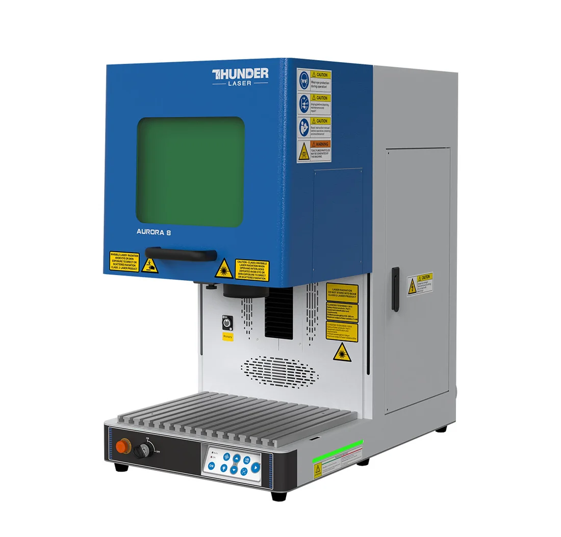 MARCATORE LASER FIBRA THUNDER AURORA MOPA — fronte destra aperto