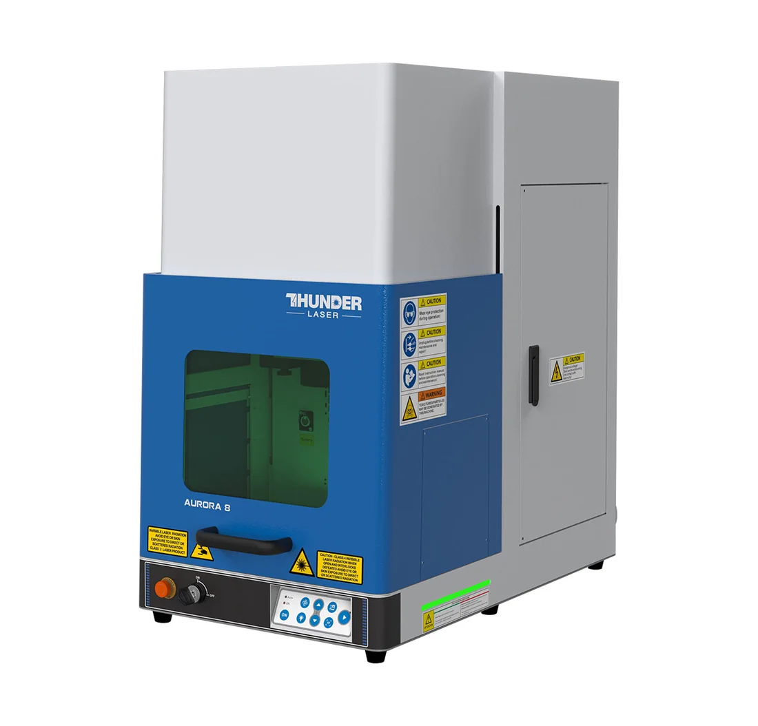 MARCATORE LASER FIBRA THUNDER AURORA MOPA — fronte destra chiuso