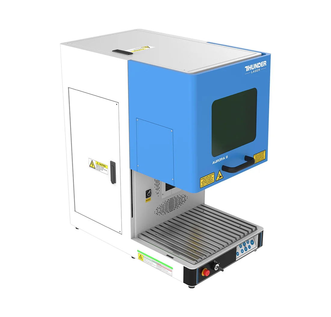 MARCATORE LASER UV THUNDER AURORA UV — fronte sinistra aperto