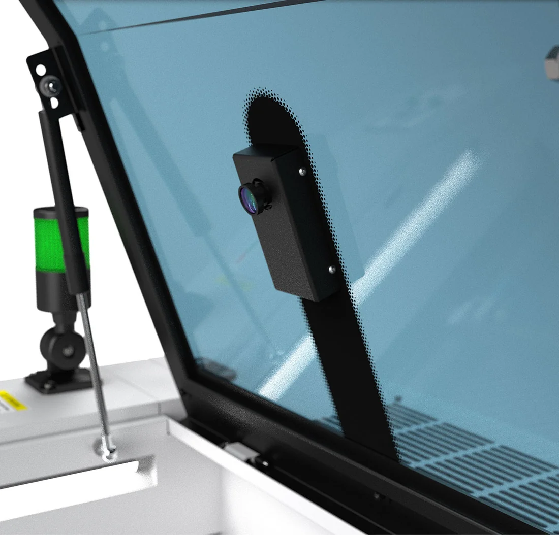 LASER CO₂ THUNDER BOLT PRO 36 — telecamera