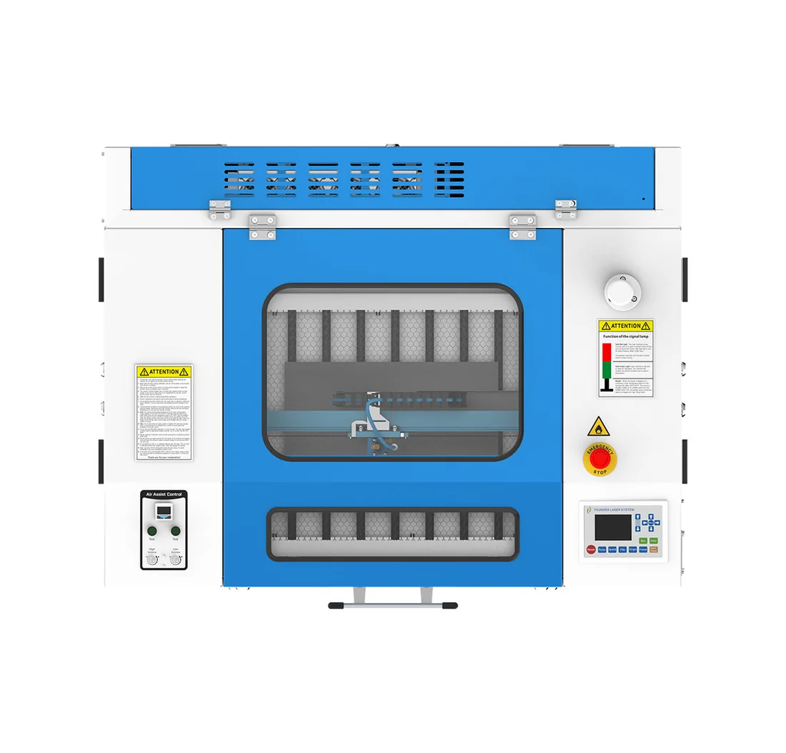 LASER CO₂ THUNDER NOVA PLUS — modello 24, vista dall'alto