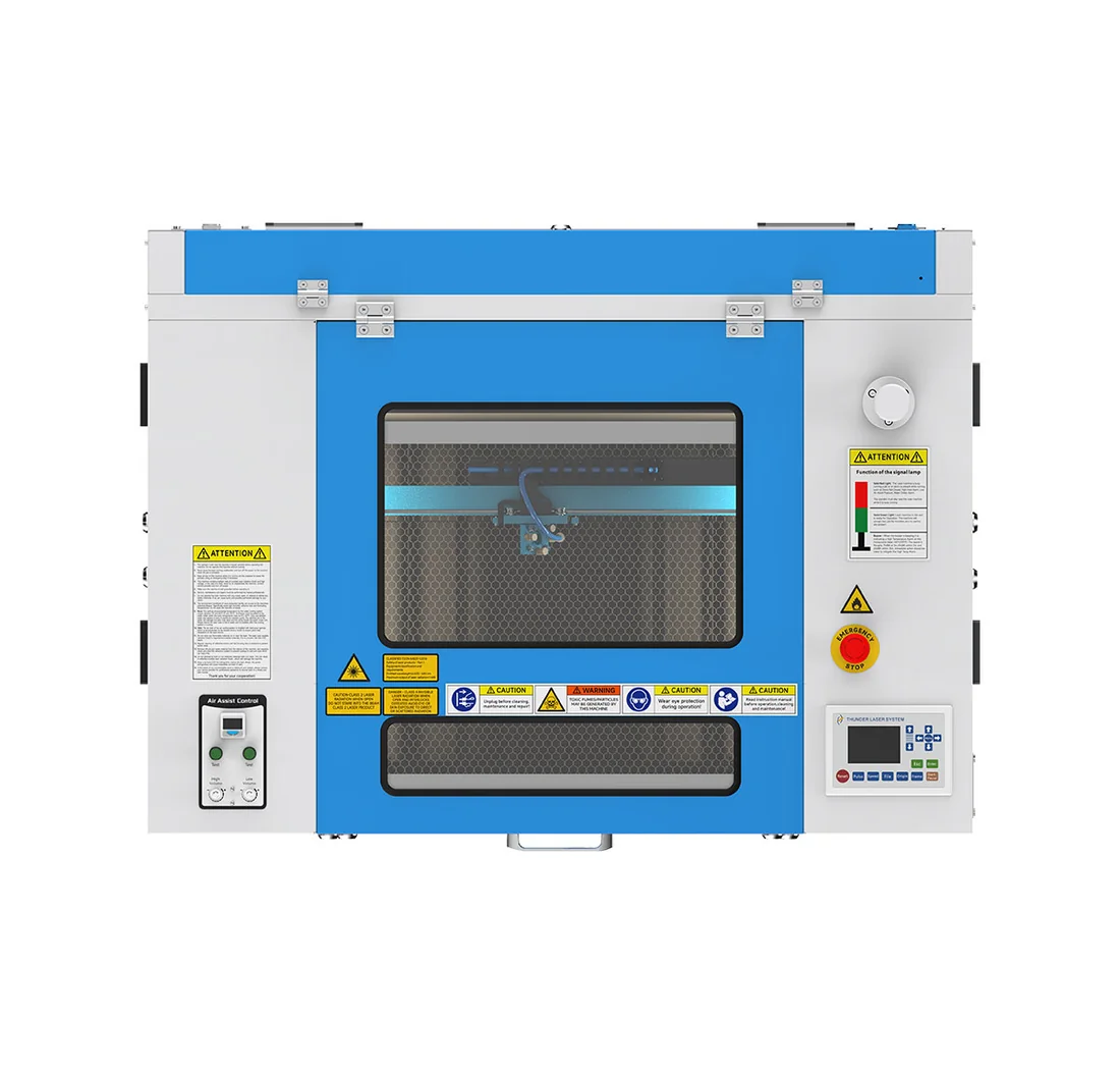 LASER CO₂ THUNDER NOVA — modello 24, vista dall'alto