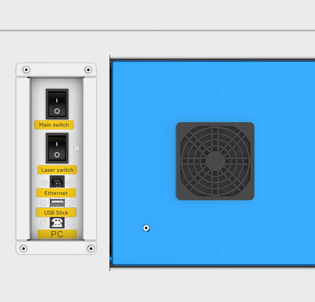 LASER CO₂ THUNDER NOVA — porte