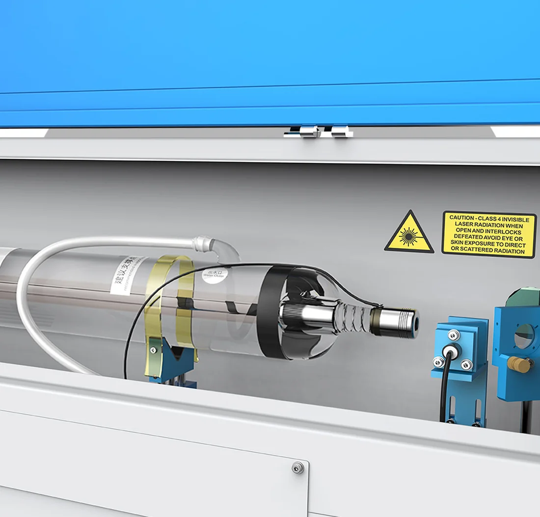 LASER CO₂ THUNDER NOVA — tubo vetro