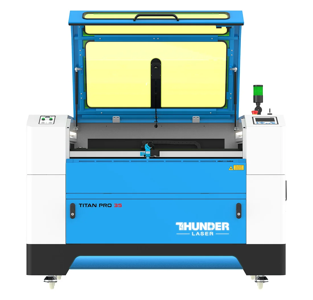 LASER DOPPIA SORGENTE THUNDER TITAN PRO — modello 35, fronte aperta